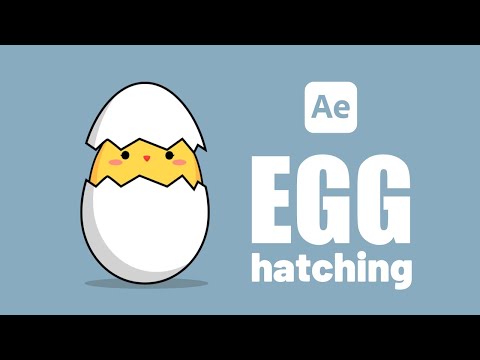 Egg Hatching Animation - After Effects Tutorial #63