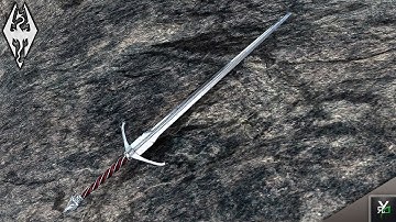 WITCHER SILVER SWORDS: Sword Mod!!- Xbox Modded Skyrim Mod Showcase