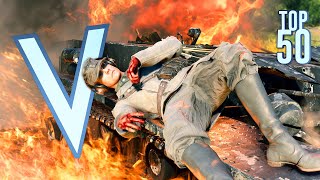 Top 50 FAILS \& EPIC Moments in Battlefield 5