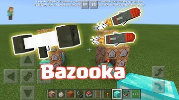 How to create a Bazooka in Minecraft using Command blocks
