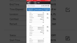 Mondo HOS iOS App - How to Edit Driver Logs screenshot 2