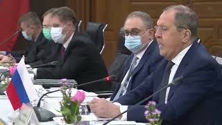 С.В.Лавров и Вунна Маун Лвин, Нейпьидо, 3 августа 2022 года