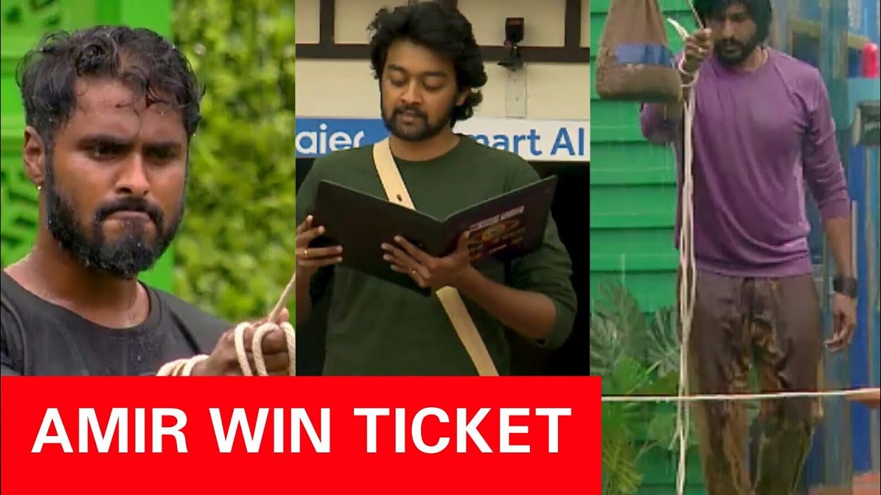 Amir Win Ticket? Bigg Boss 5 Tamil Review