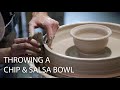 Throwing a chip and salsa bowl