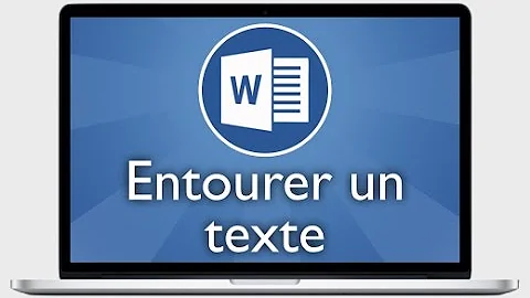 Comment entourer un mot dans une image sur Word ?