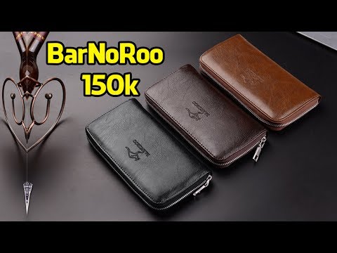 Giới Thiệu Ví Da Nam Cầm Tay BarNoRoo Giá Rẻ - 150k | bóp nam cầm tay