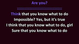 Doors - You're Lost Little Girl KARAOKE