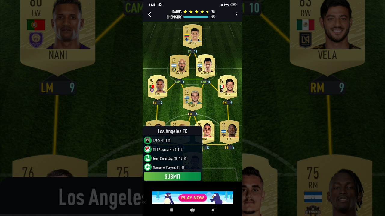 PACYBITS SBC FUT 20 CARLOS VELA Los Angeles FC Easy Solution