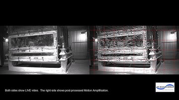 Motion Amplification - Stone Screen and I beam base