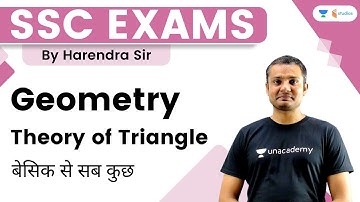 Geometry | Theory of Triangle | SSC Exams | Harendra Sir | Wifistudy Studios