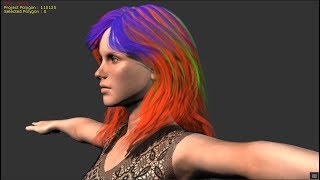 To organize and colorize the Weight Map for hair.