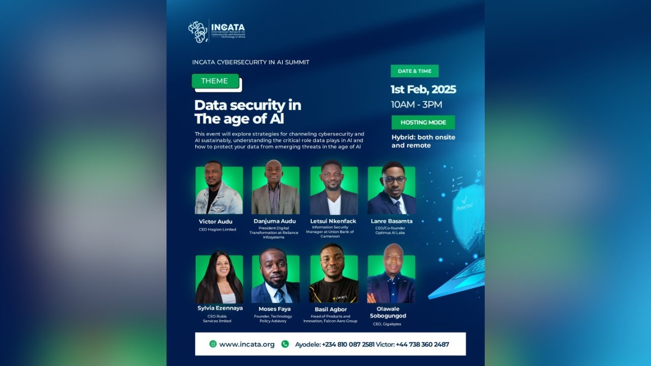 Incata Cybersecurity in AI summit - Data Security in The Age of AI ...