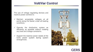 Volt/Var Optimization in Distribution Systems with Distributed Energy Resources Penetration Webinar