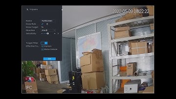 NVR AI - How to configure IVS perimeter protection in NVR