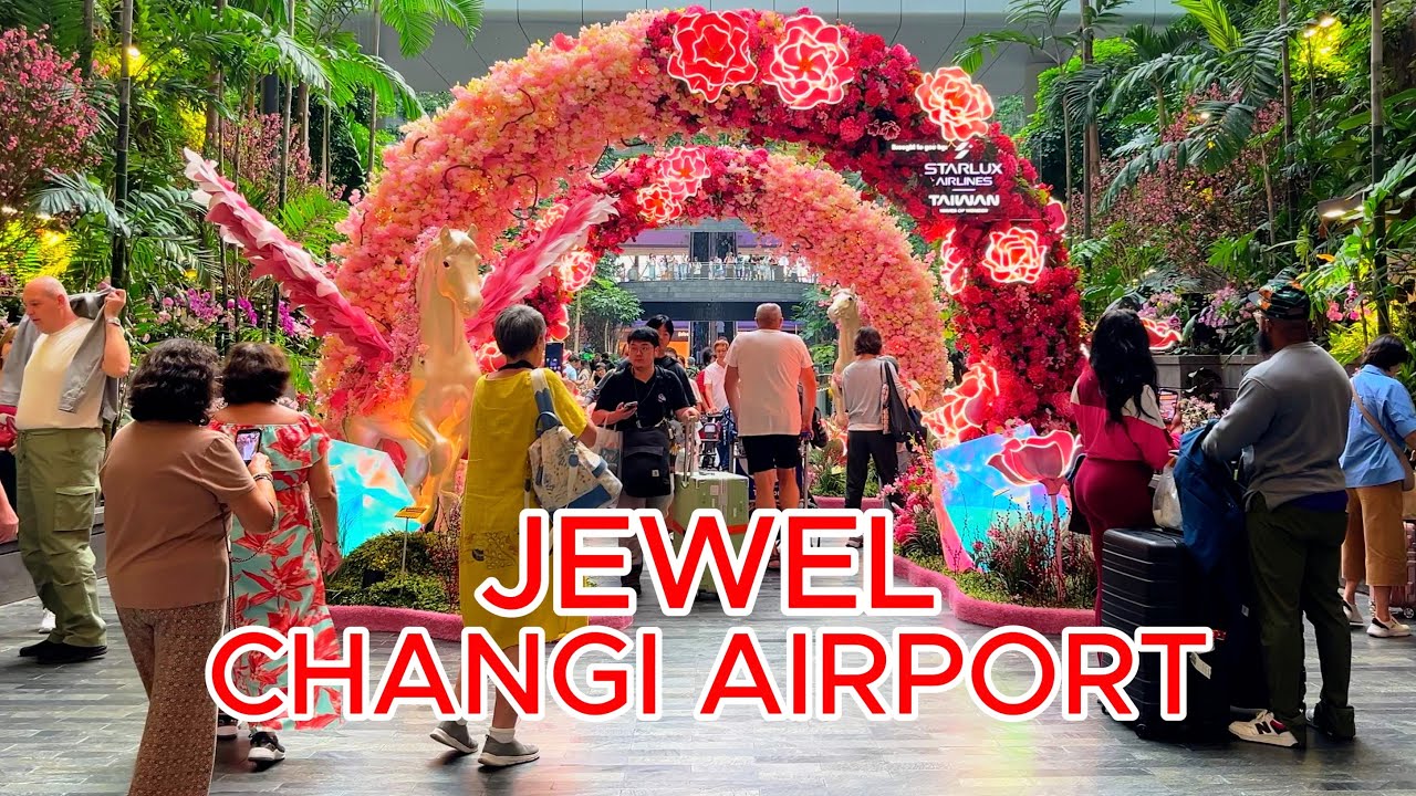 Посещение аэропорта Jewel Changi в Сингапуре @ShineWalkingTour