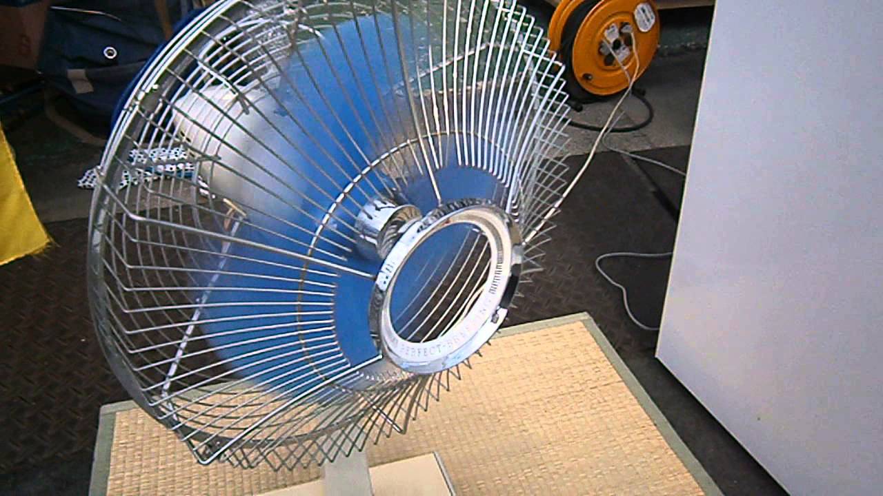 昭和レトロ 三菱 扇風機 - YouTube