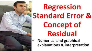 Variance of Error Term | standard Error | concept of residual hindi urdu |  Residual |