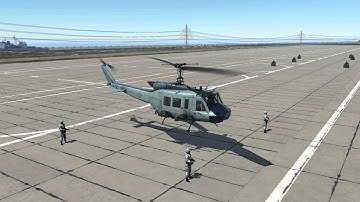 [DCS UH-1H Huey Hovering Training]