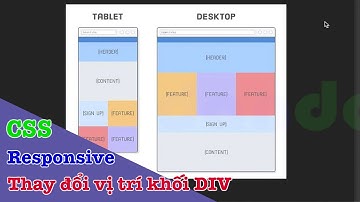 Css responsive web thay đổi vị trí block content |dandev