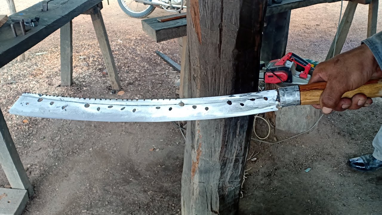 Amazing Sword from Brake Disc  Recycling Disc Brake 