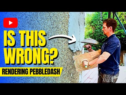 Video: Kan Pebbledash males?