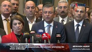 CHP Genel Başkanı Özel: “CHP’ye yakışır parti meclisi listesi yapacağız”
