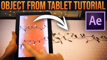 Pull an Object Out of Tablet│After Effects VFX Tutorial