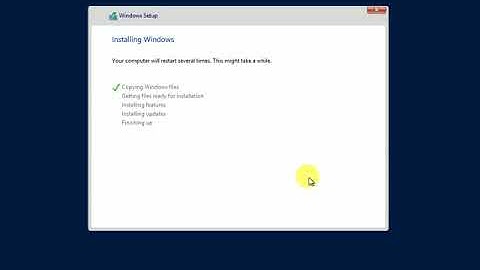 Windows Server 2012 R2 Server Core Installation