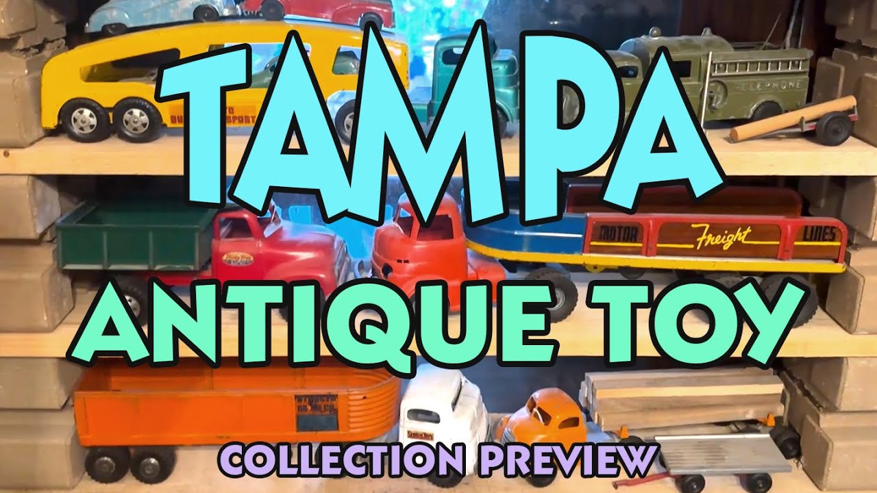 Коллекция чугунных/стальных игрушек из Тампы от AntiqueToys.com