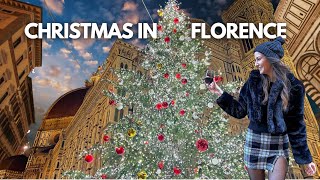 Christmas in Florence, Italy! 🇮🇹 Christmas Markets, Duomo Tree Lighting &amp; More! 🎄✨❄️