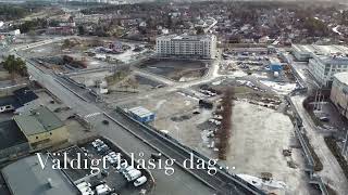 Barkarby City (nya Veddesta) växer fram - del 5, samt mer av nya stationen vid Veddestabron