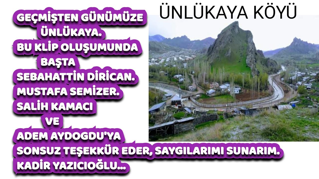 Kadir YAZICIOĞLU GEÇMİŞTEN GÜNÜMÜZE #ÜNLÜKAYA