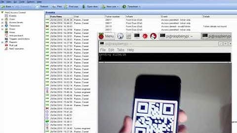 Raspberry Pi QRCode Scan, Decode, Translate and output Wiegand to ACU