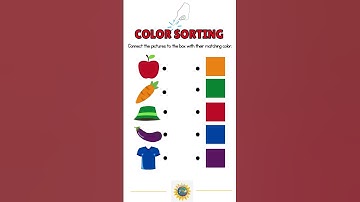 🌈 Color Sorting Fun! 🌈#earlychildhoodeducation #mathforkids #numberrecognition #creativekids