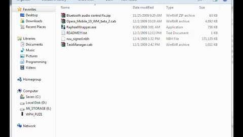 AT&T Fuze update to Windows Mobile 6.5.3