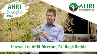 AHRI Insight 165 - Farewell to AHRI Director, Prof. Hugh Beckie