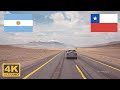 JAMA PASS • drive the ANDEAN ROAD from CHILE to ARGENTINIA  - [4K]