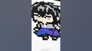 sasuke pixel art #sasuke #pixelart #drawing