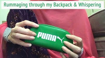 ASMR * Natural Nails * Fast Tapping & Scratching * Impromptu * Rummaging in my Backpack * Whispering