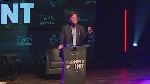 Turning Point USA holds event hosted by Tucker Carlson on IU Bloomington campus
