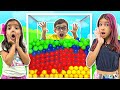 Julinha e Manu brincam do Desafio do cubo com João Pedro JP | Uma história engraçada para crianças