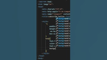 HOW TO CODE YOUTUBE SUBSCRIBE BUTTON ▶️ - SHORT