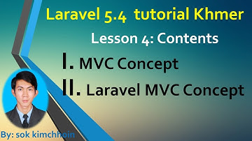 laravel5.4 tutorial mvc concept khmer # lesson 4