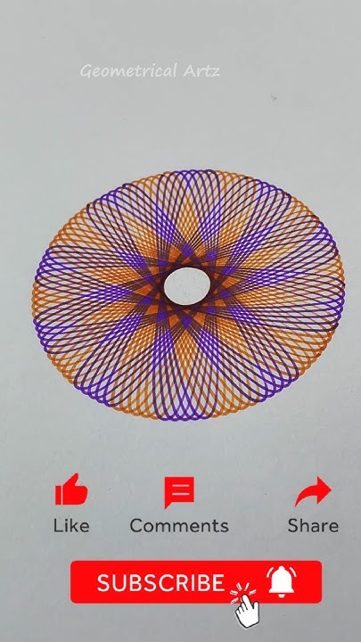 How to Draw Simple Spirograph? 🤔🖼️ #shorts - YouTube