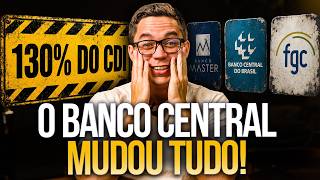 URGENTE: AS REGRAS DO FGC MUDARAM | Seus CDBs podem pagar muito menos (o que fazer)