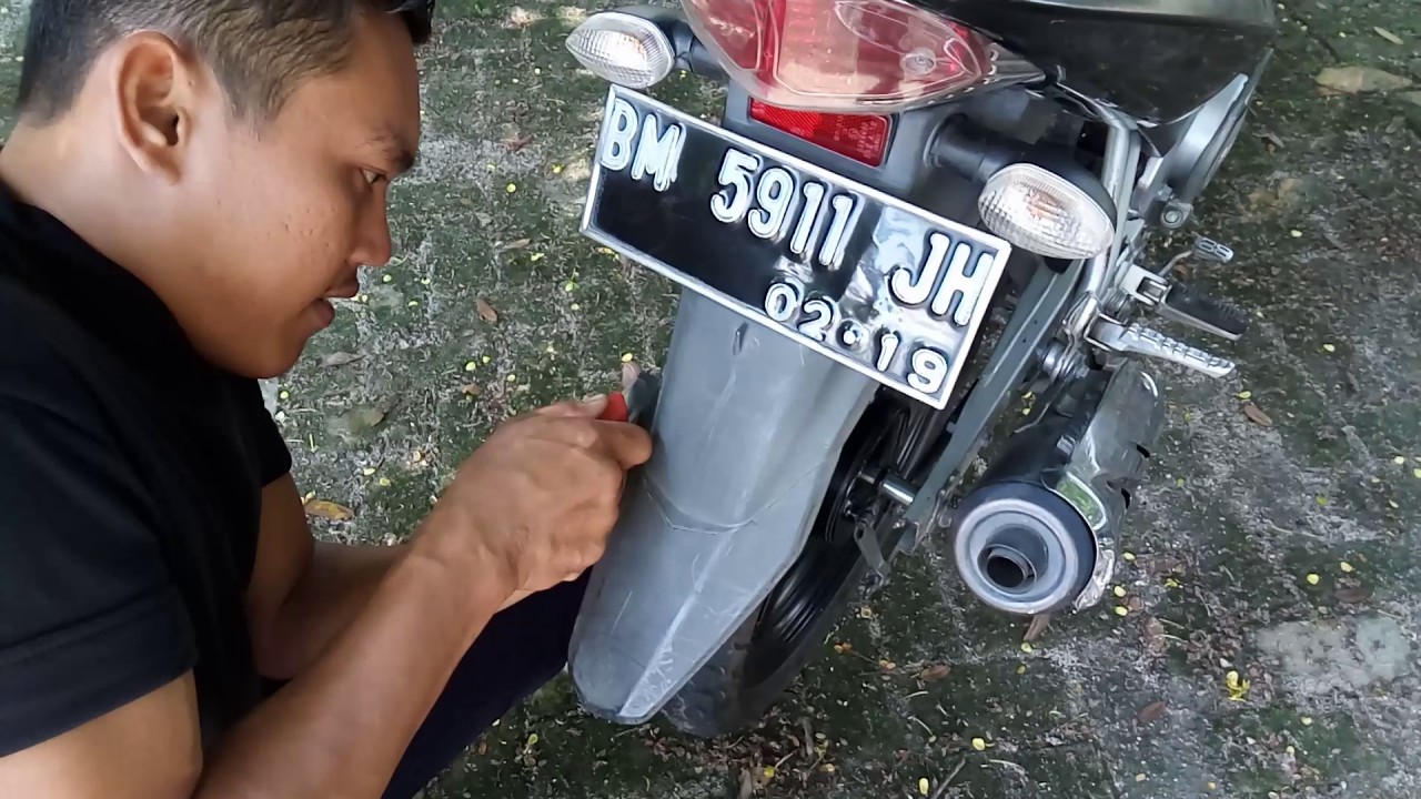 Cara Memotong Spakbor Belakang Vixion Old Jadi Ganteng YouTube