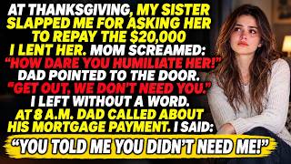 Details I Lent My Sister $20,000 And Got Slapped—My Parents Never Asked Where The Mortgage Money Came From News