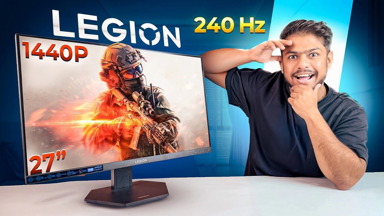 Lenovo Legion 27” Gaming Monitor Review 🔥 1440p + 240Hz Beast for Gamers?