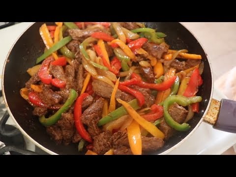 FAJITAS DE CARNE RIQUISIMAS Y FACIL WOW