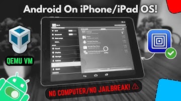 Full Install Android OS on iPhone/iPad Using UTM SE QEMU Emulator!